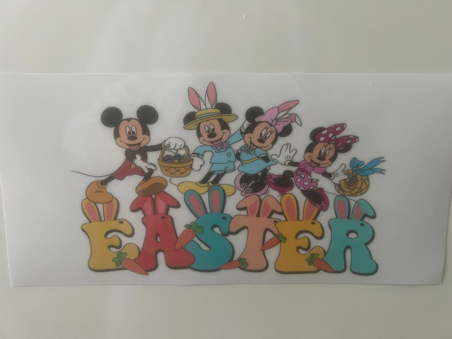 Easter mickey and minnie wrap