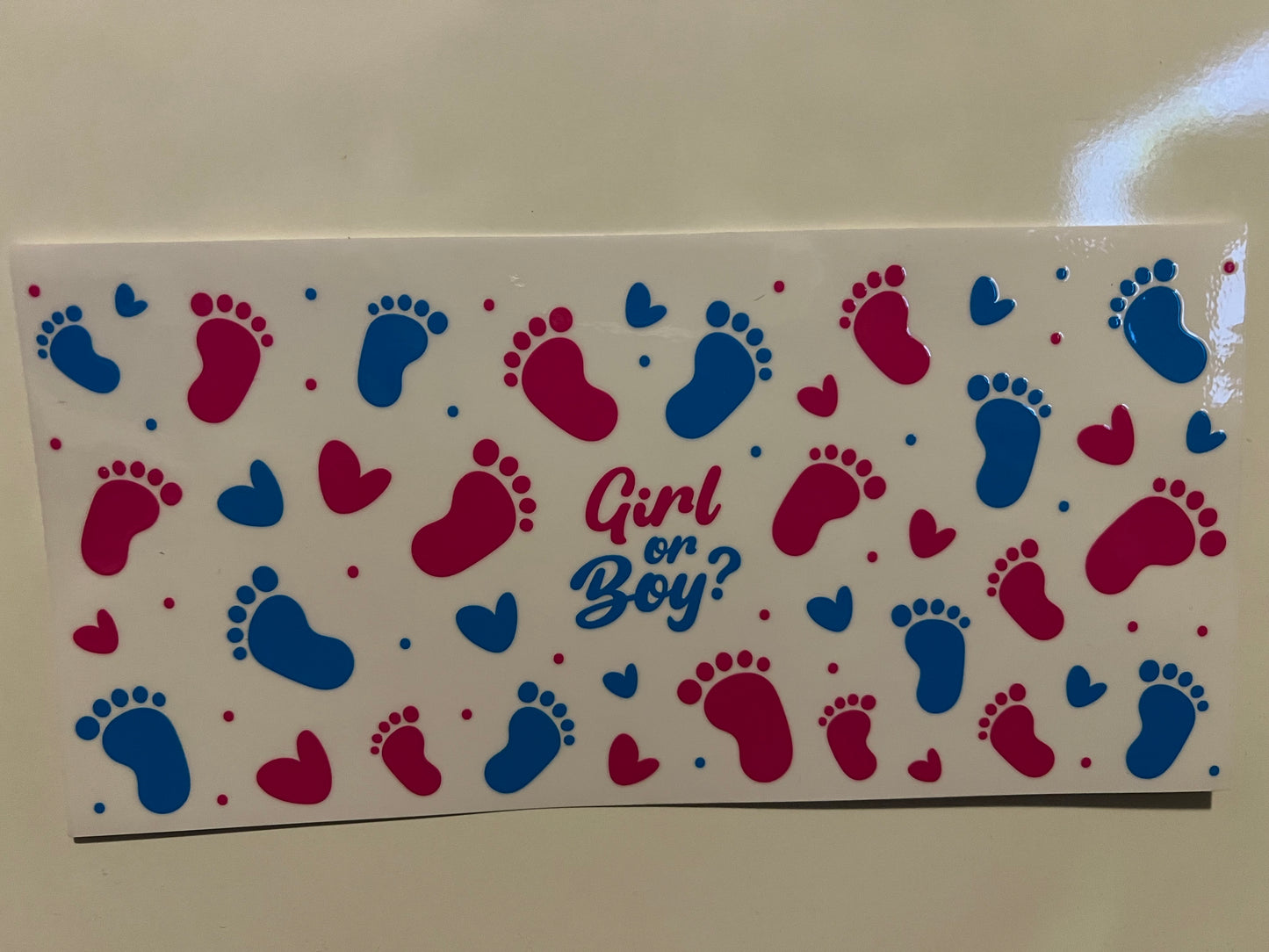 Girl or boy gender reveal wrap (LE)