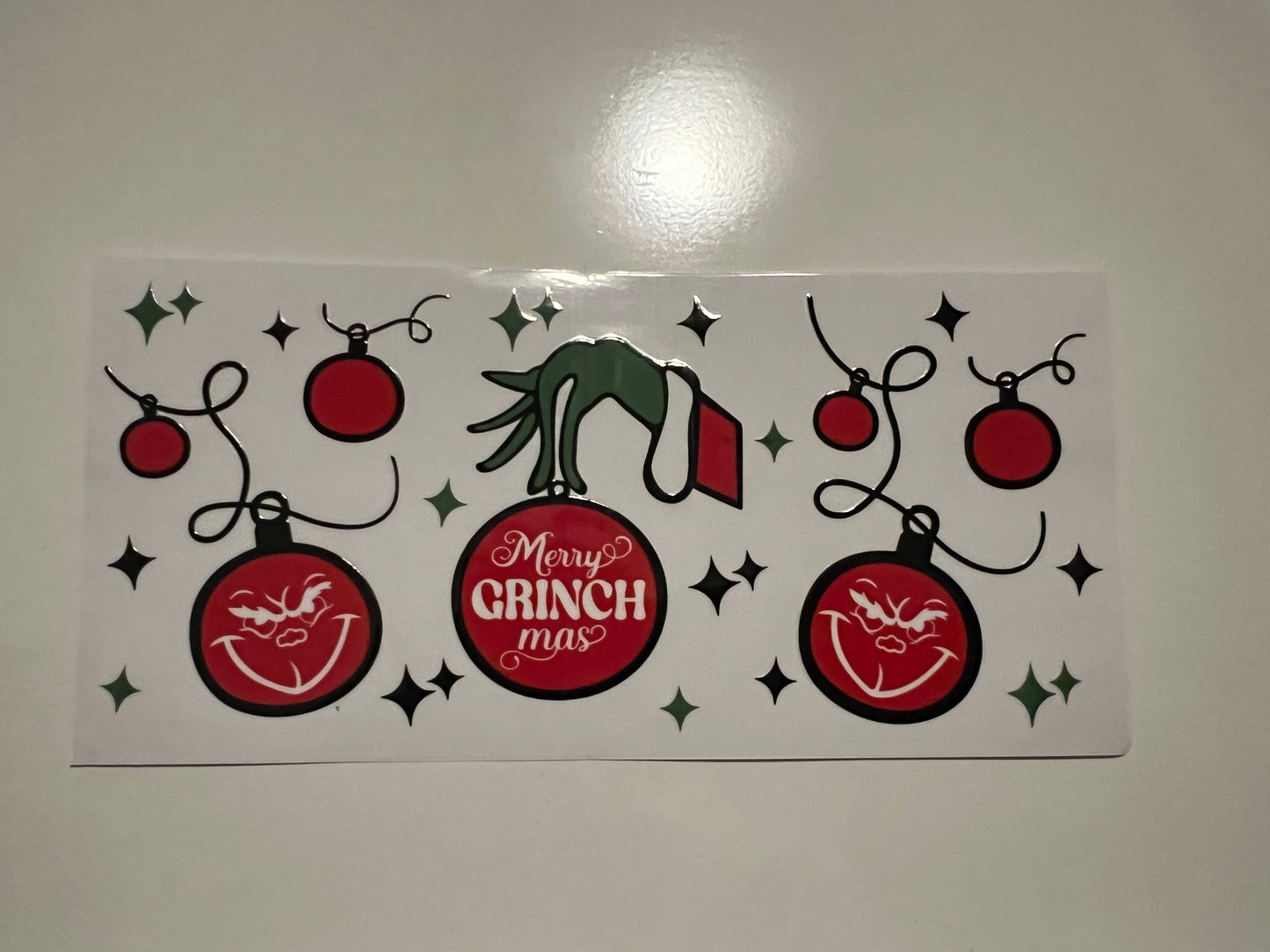 Grinch merry grinchmas bauble wrap