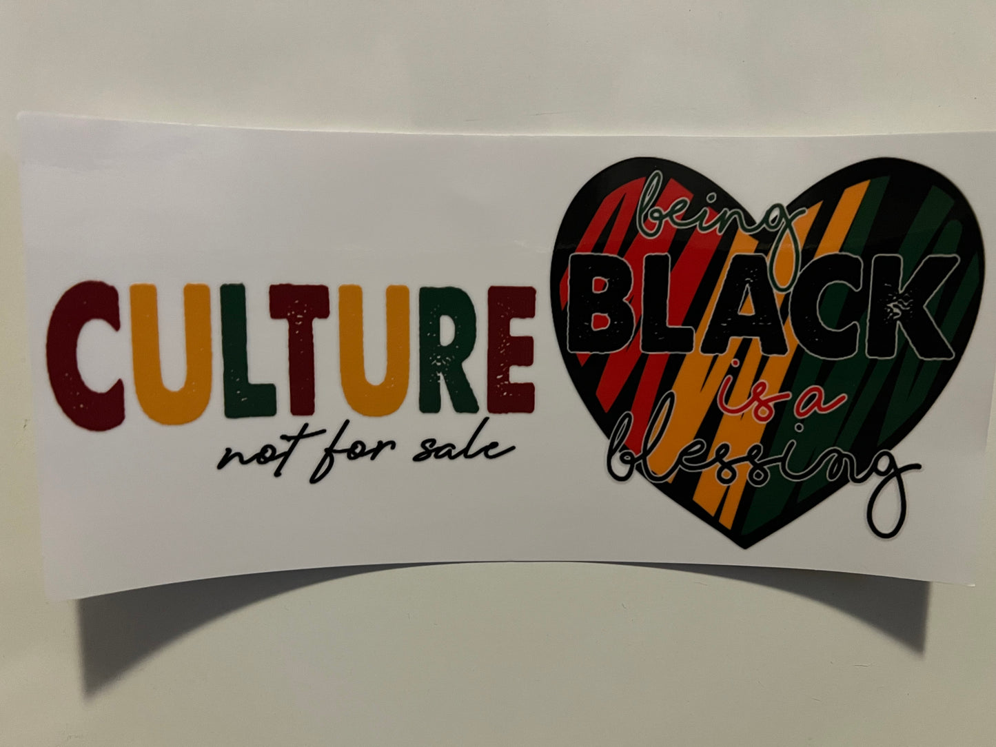 Culture not for sale wrap