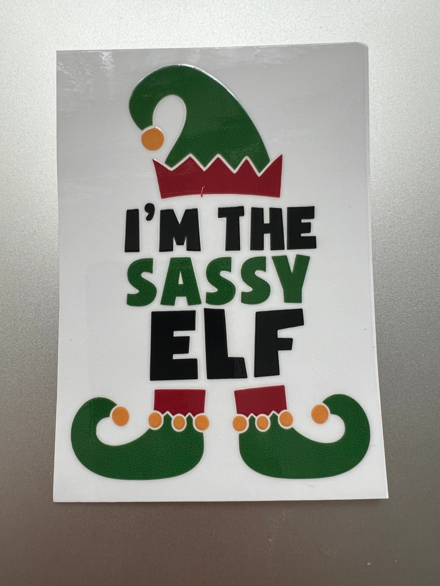 I’m the _____ elf decals