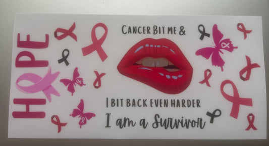 I am a survivor - cancer wrap - exclusive