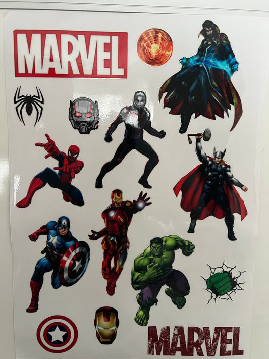 A4 marvel sheet