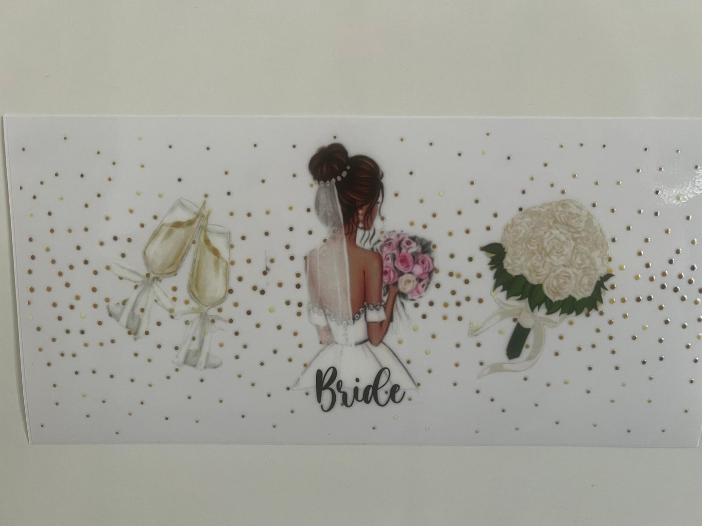 Bride wraps - gold background - Exclusive