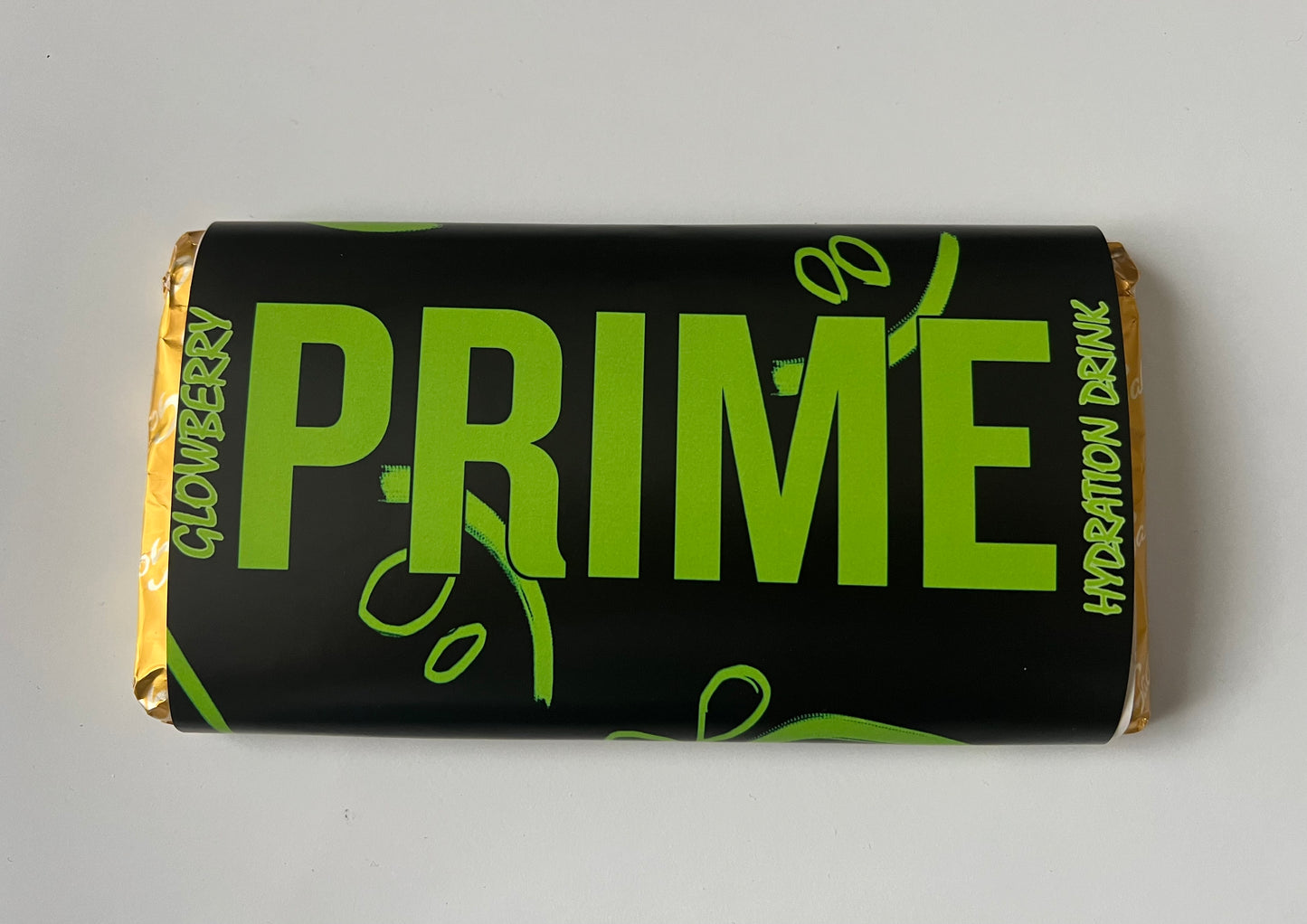 Prime chocolate bar wrappers