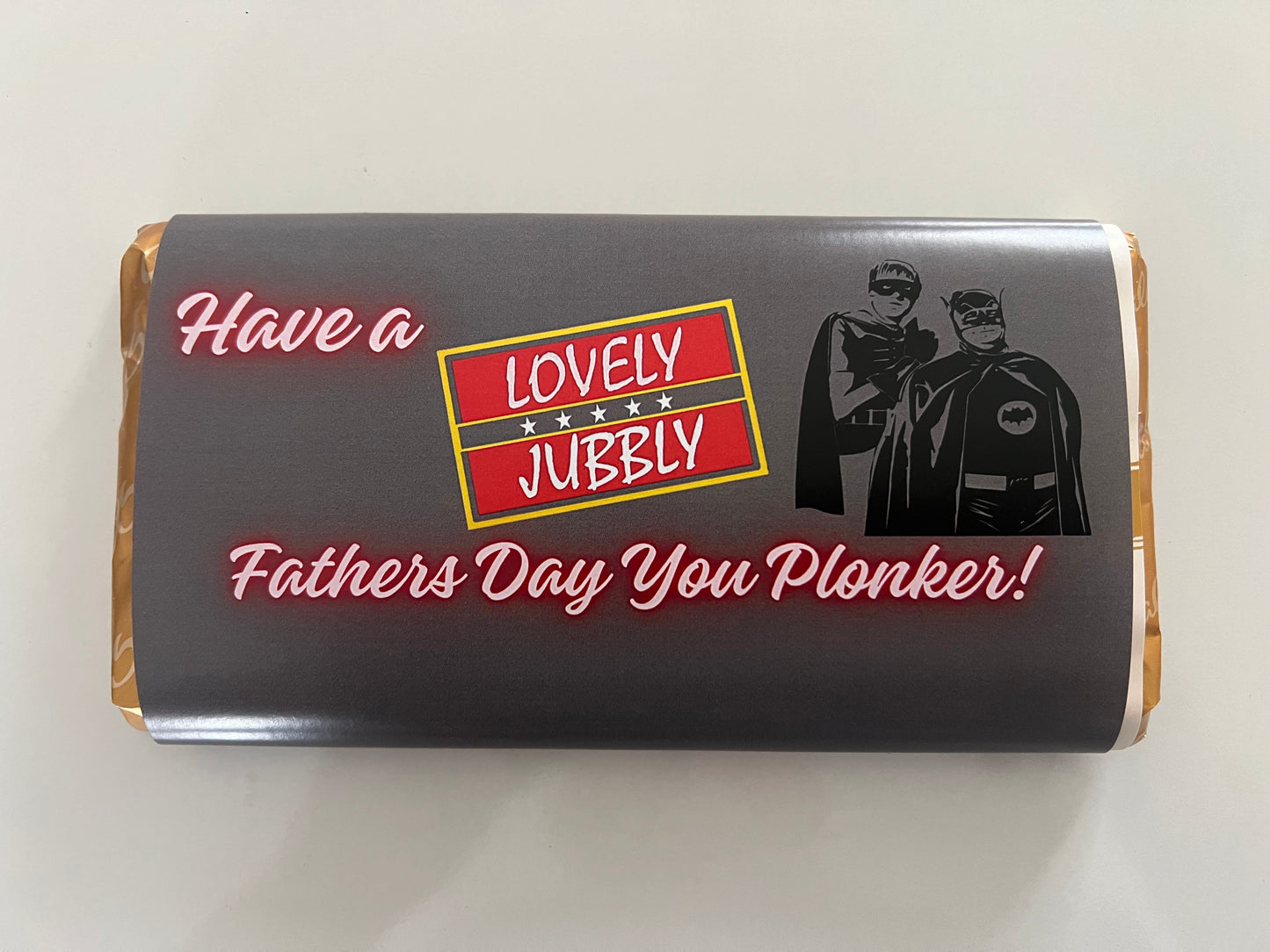 Only fools Father’s Day chocolate bar wrapper