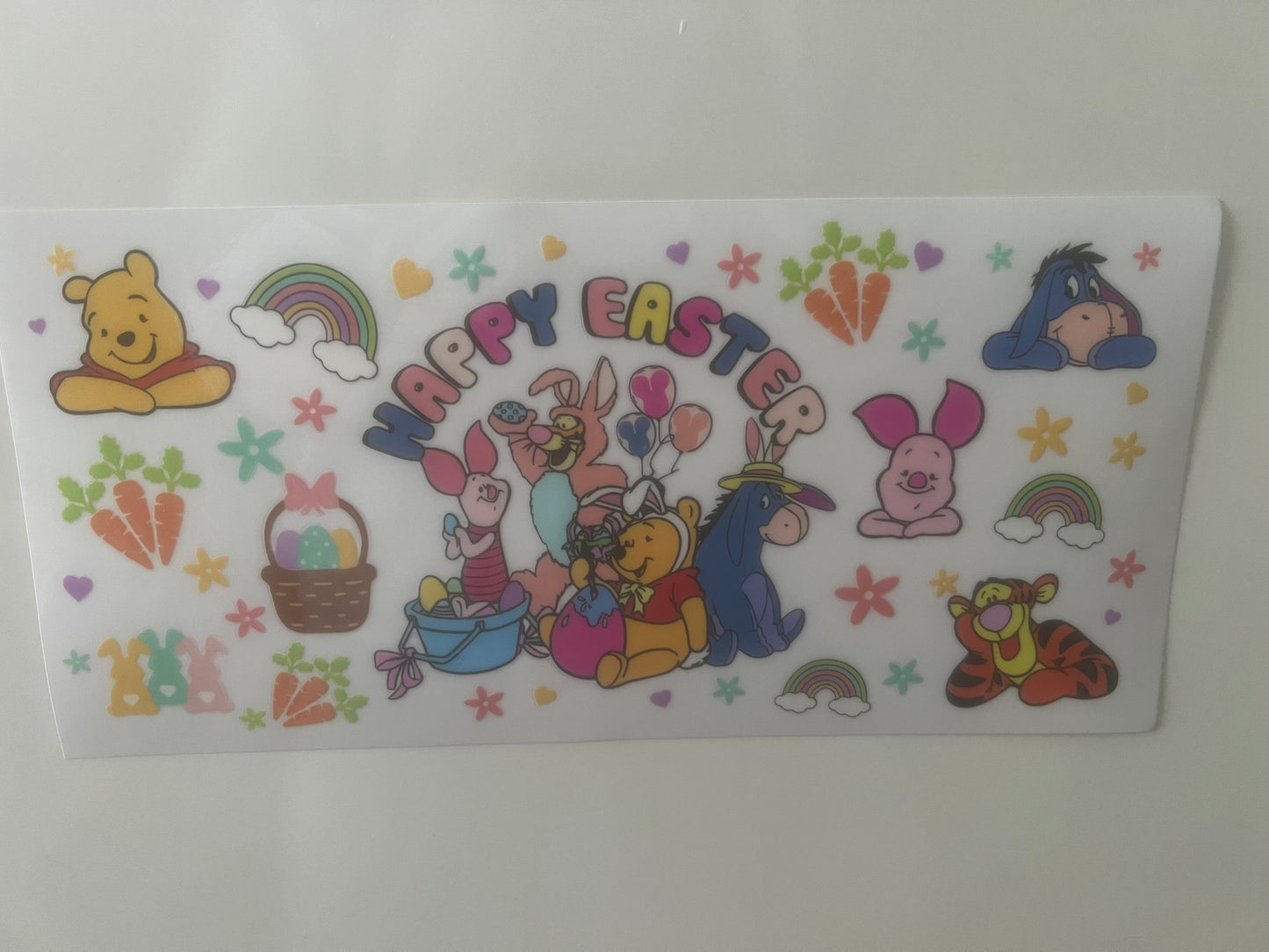 Happy easter winnie and friends  wrap