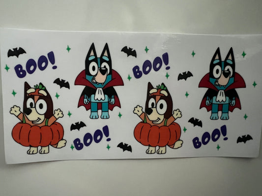 Bluey Halloween wrap