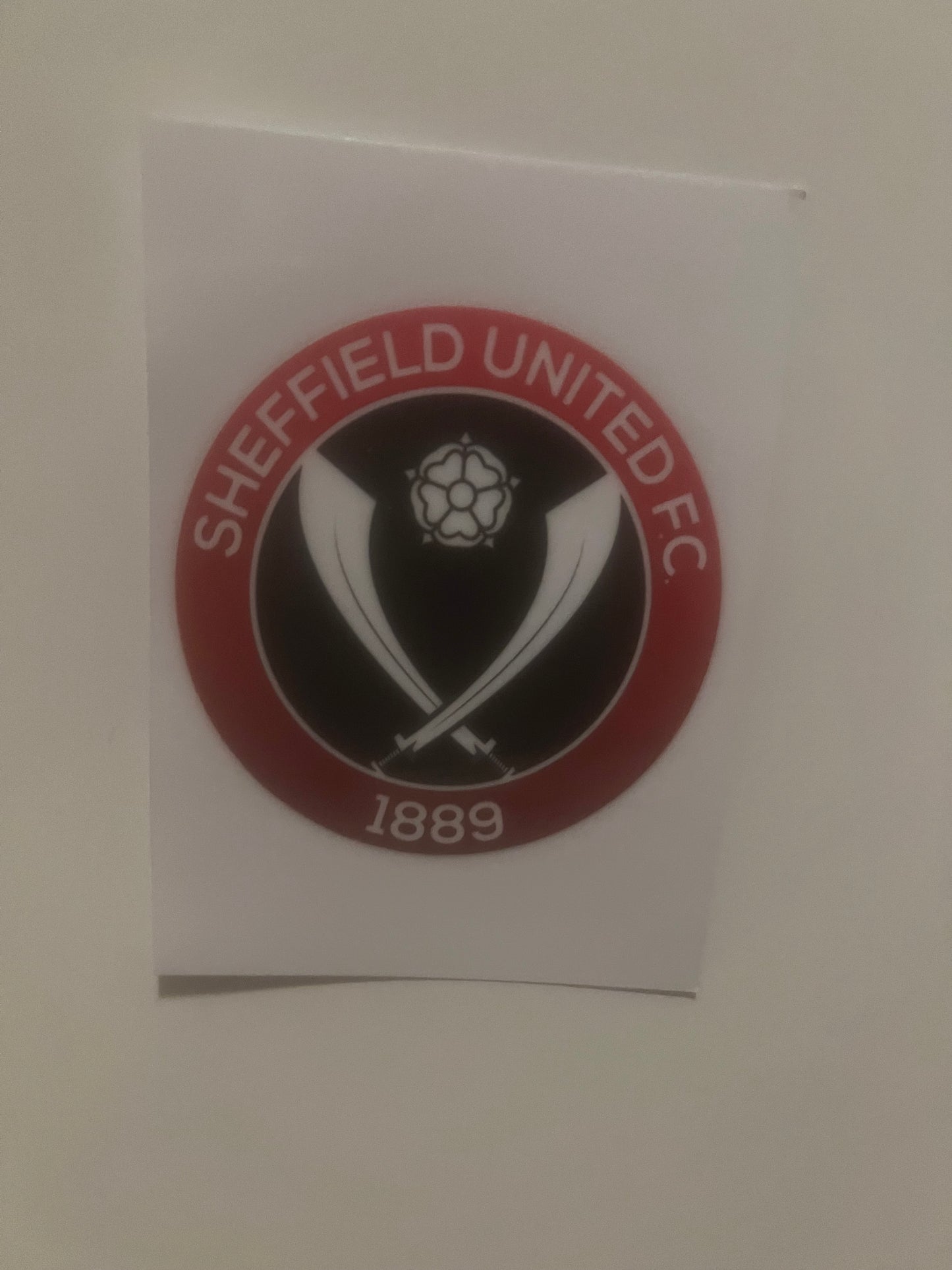 Sheffield united football club badge UVDTF decal