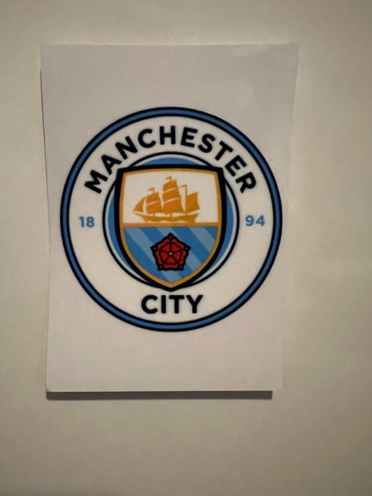 Manchester City badge uvdtf (L)