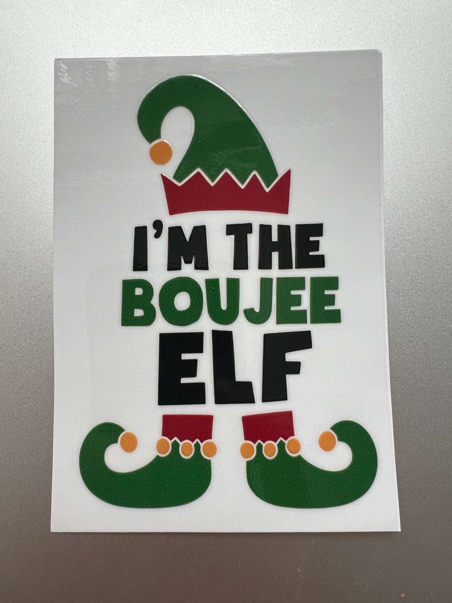 I’m the _____ elf decals