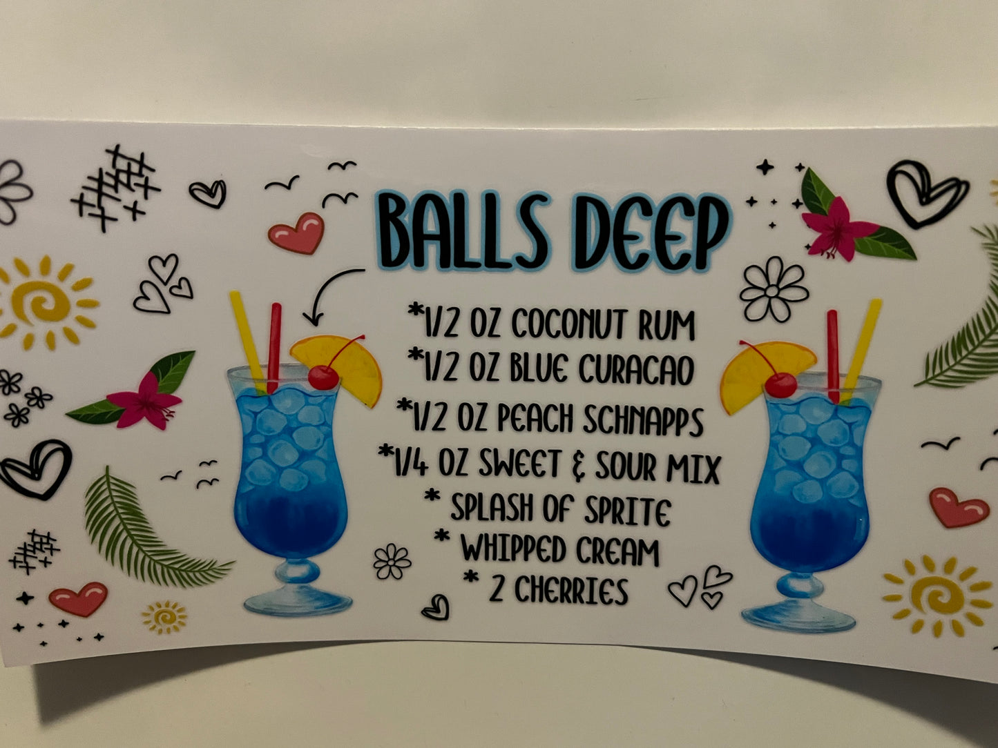 Balls deep cocktail wrap