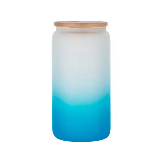 16oz frosted ombré glass libbey cans