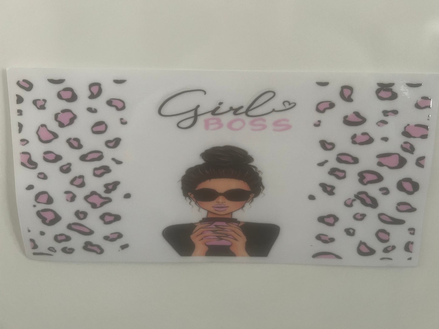 girl boss 16oz UVDTF wrap