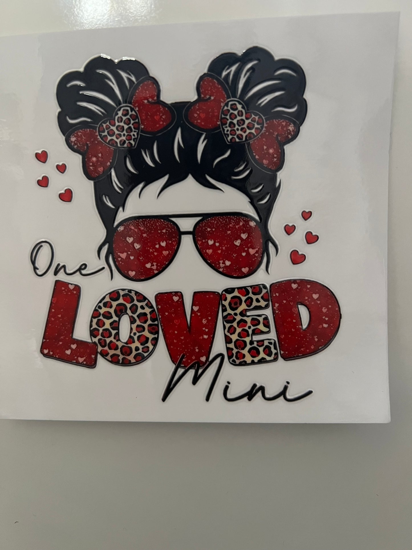 One loved mama/mini decals