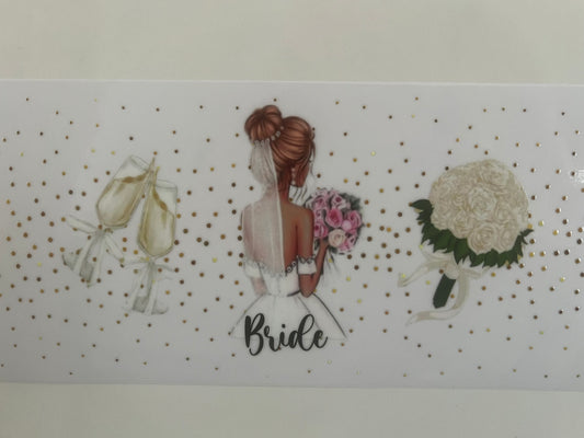 Bride wraps - gold background - Exclusive