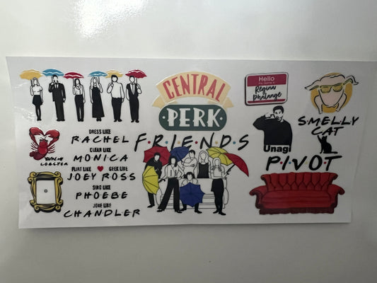 Friends central perk wrap