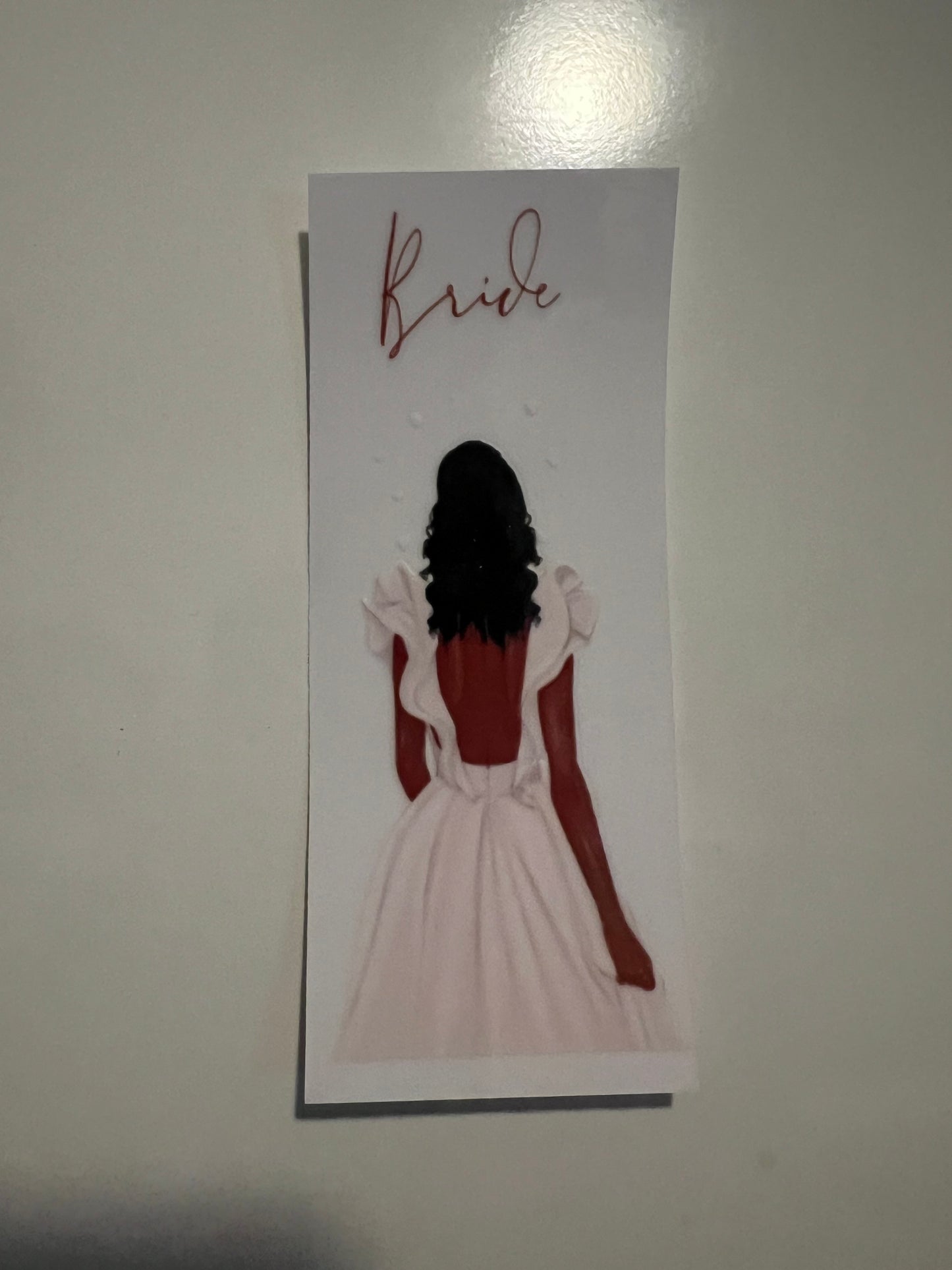 Bride decal