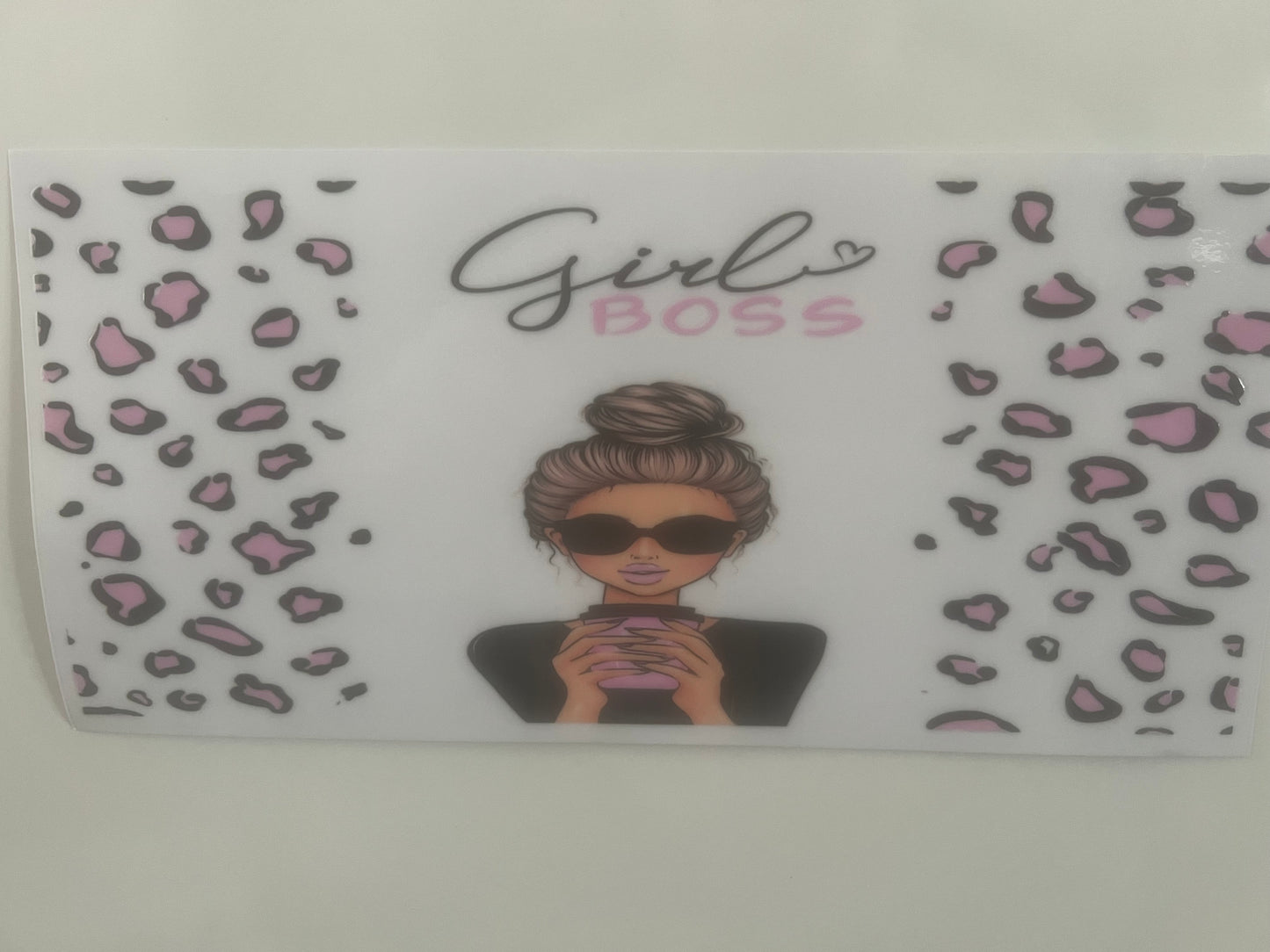 girl boss 16oz UVDTF wrap