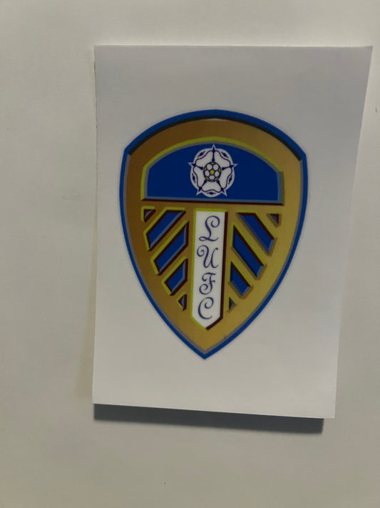 Leeds football club decal