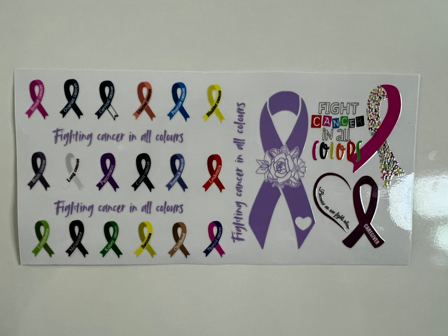 Fight cancer in all colours wrap exclusive