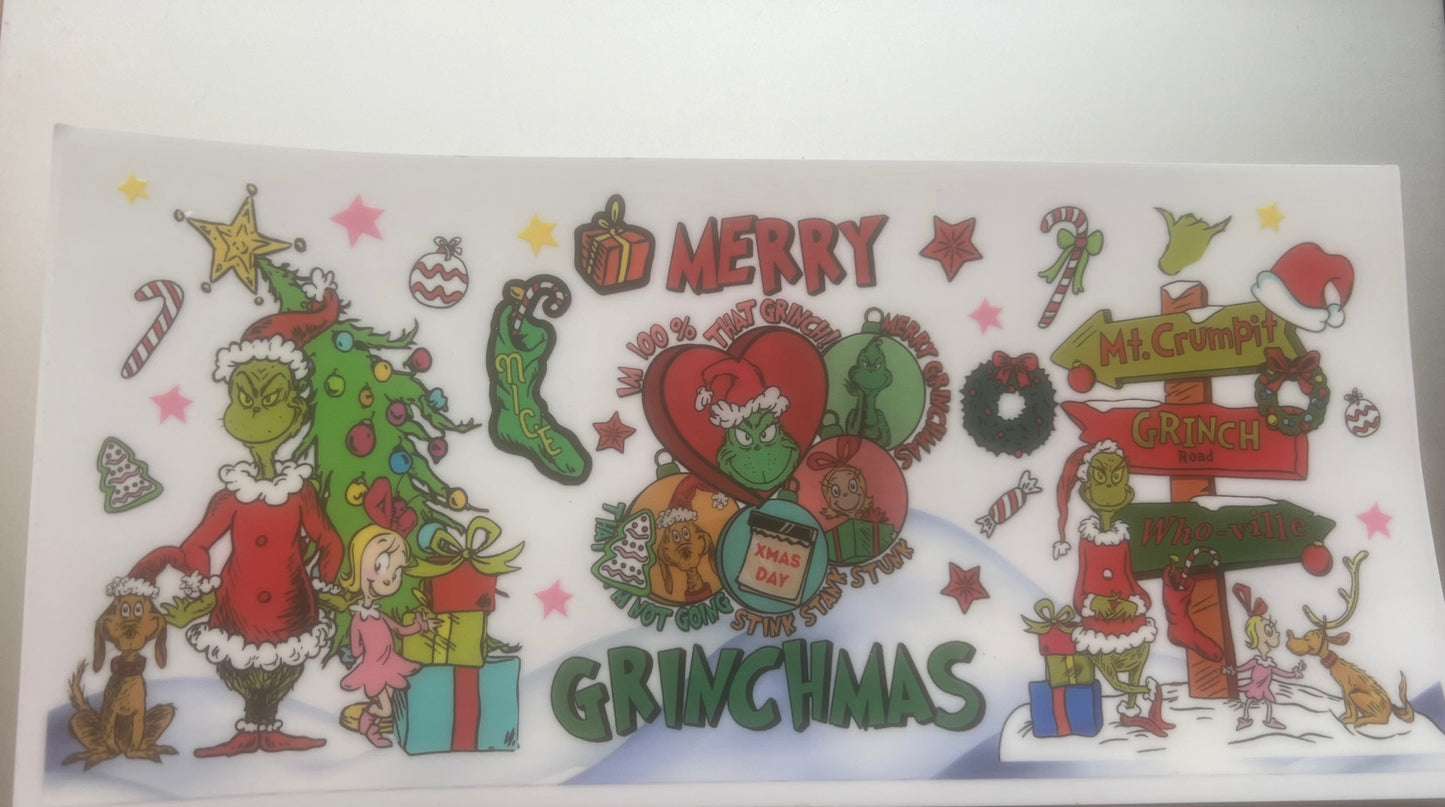 Merry Grinchmas wrap