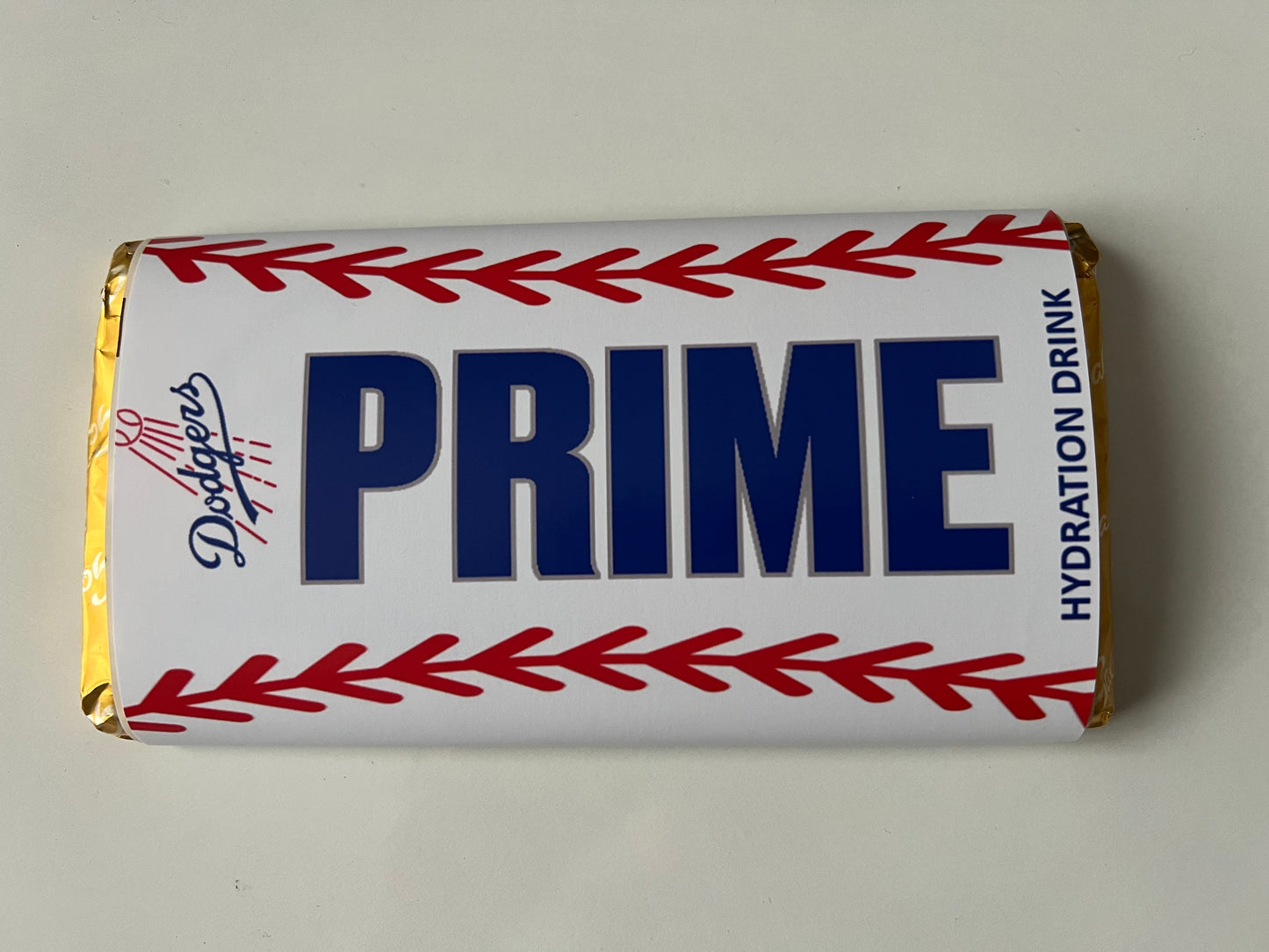 Prime chocolate bar wrappers