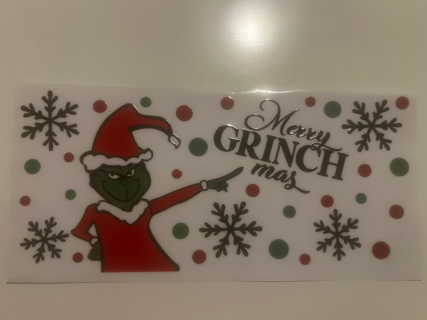 Grinch merry grinchmas snowflake wrap