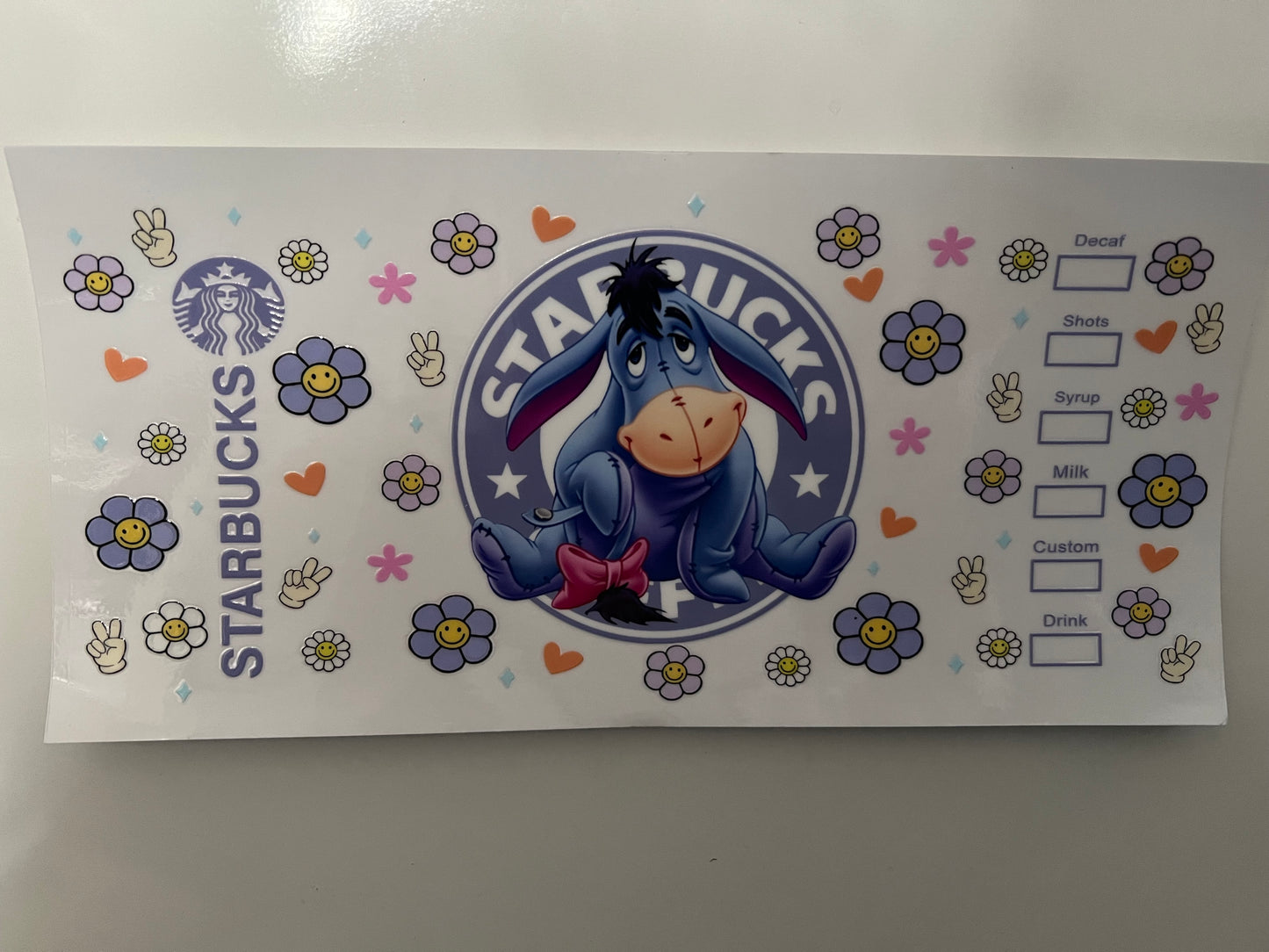 Eeyore Starbucks wrap