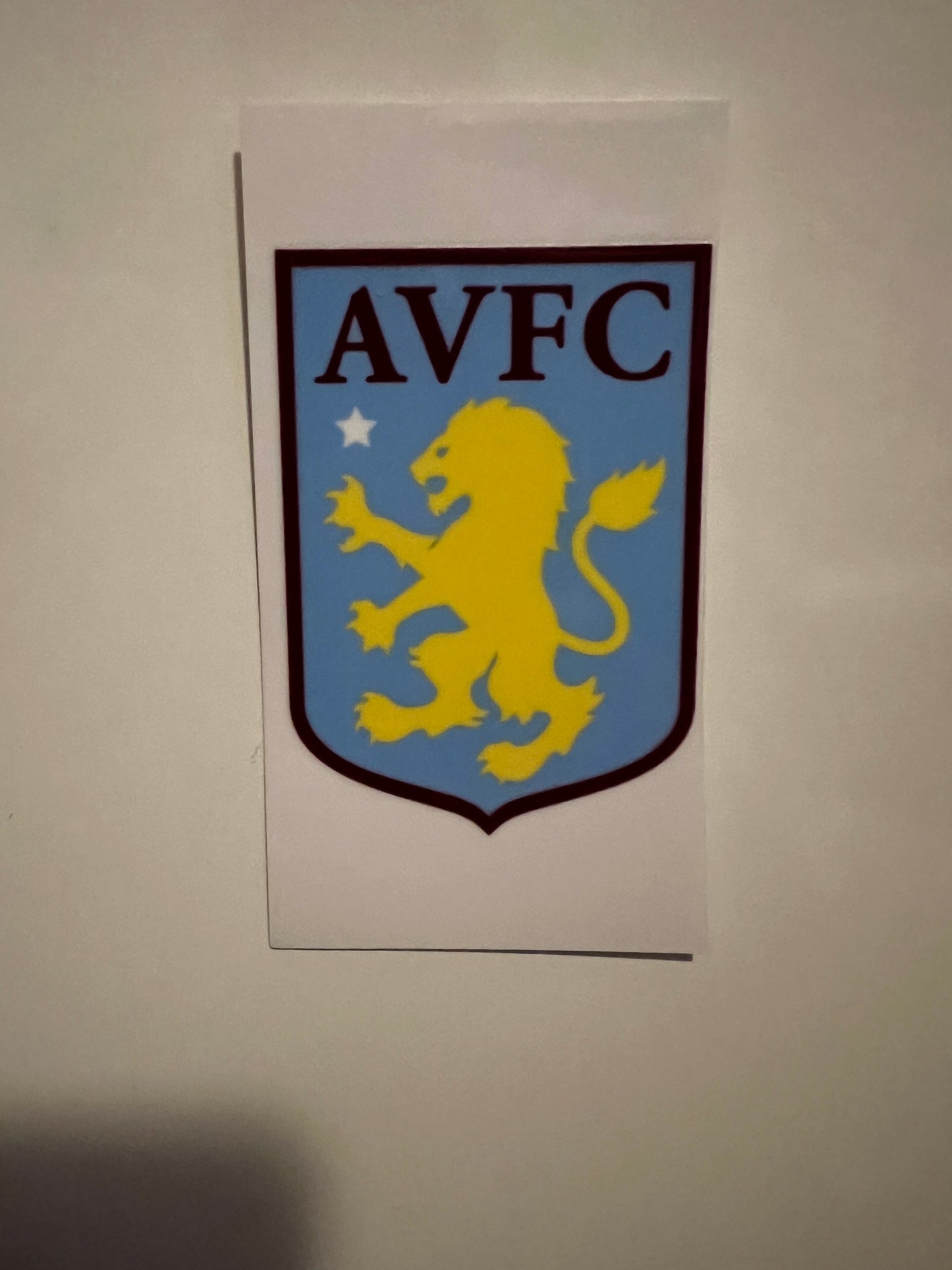 Aston Villa FC badge uvdtf