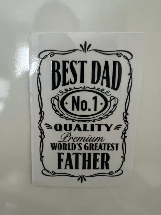 Best dad decal