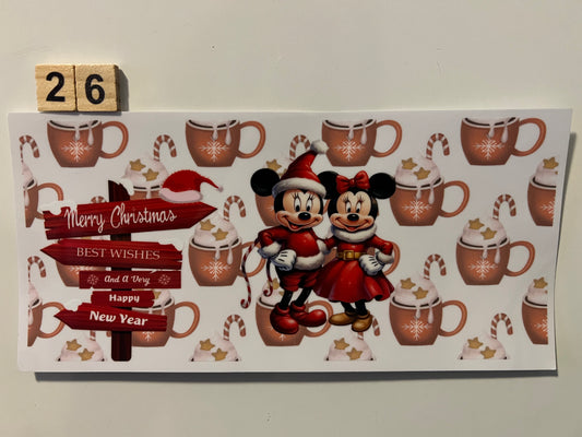 Mickey and Minnie Christmas cups wrap (26) (L)