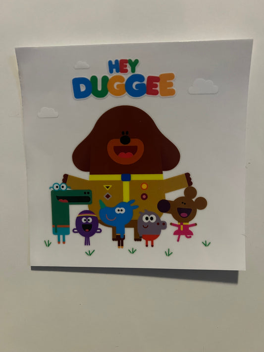 Hey duggee decal