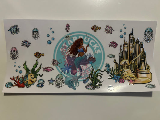 Little mermaid Starbucks new wrap