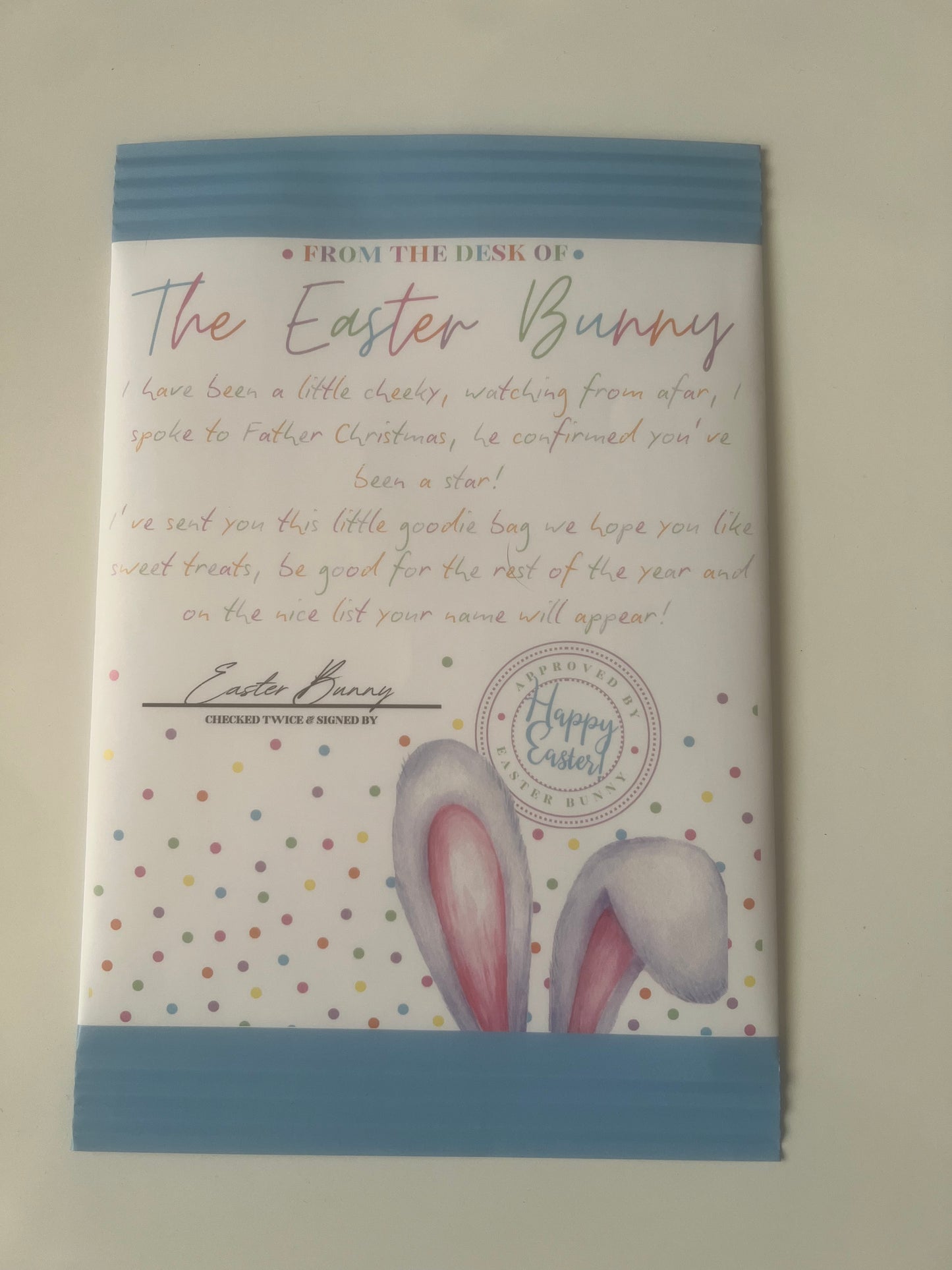 Easter colourful treat bag exclusive design