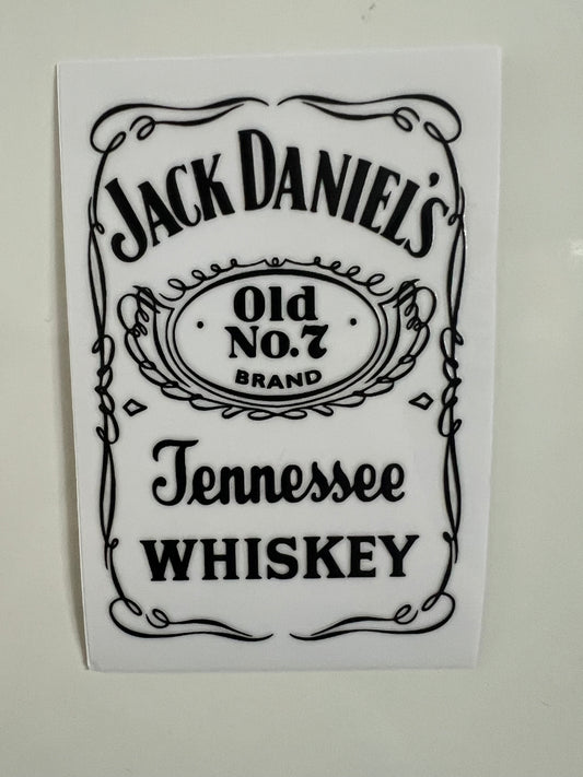 JD whiskey decal