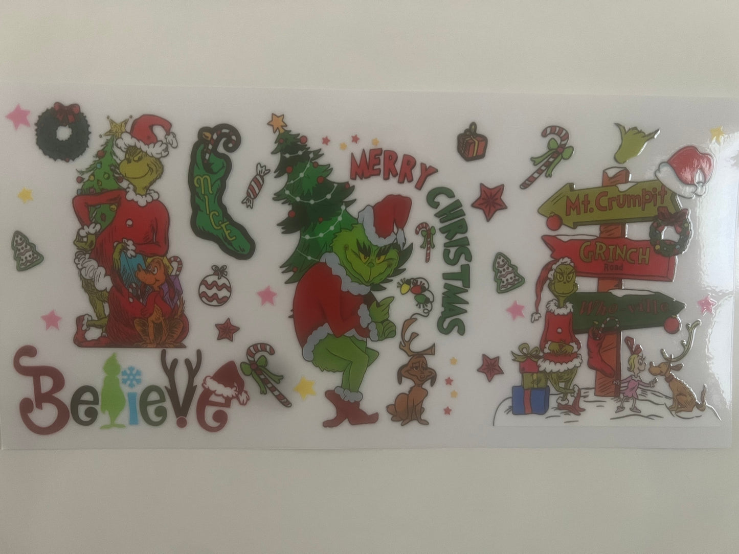 Grinch merry Christmas wrap