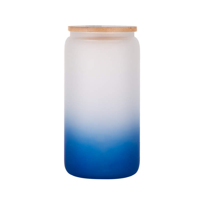 16oz frosted ombré glass libbey cans