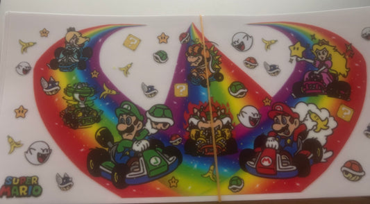 Mario kart racing rainbow wrap v2