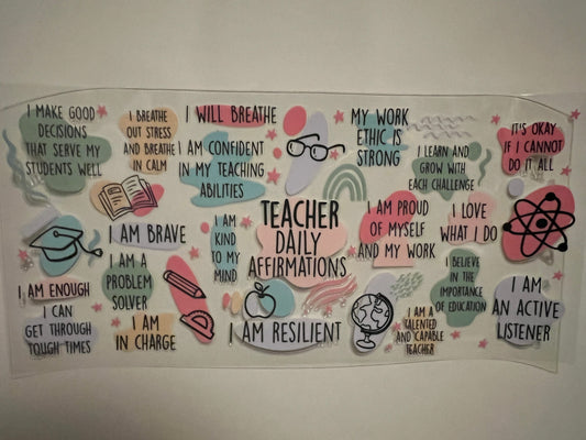 Teacher daily affirmations (E)