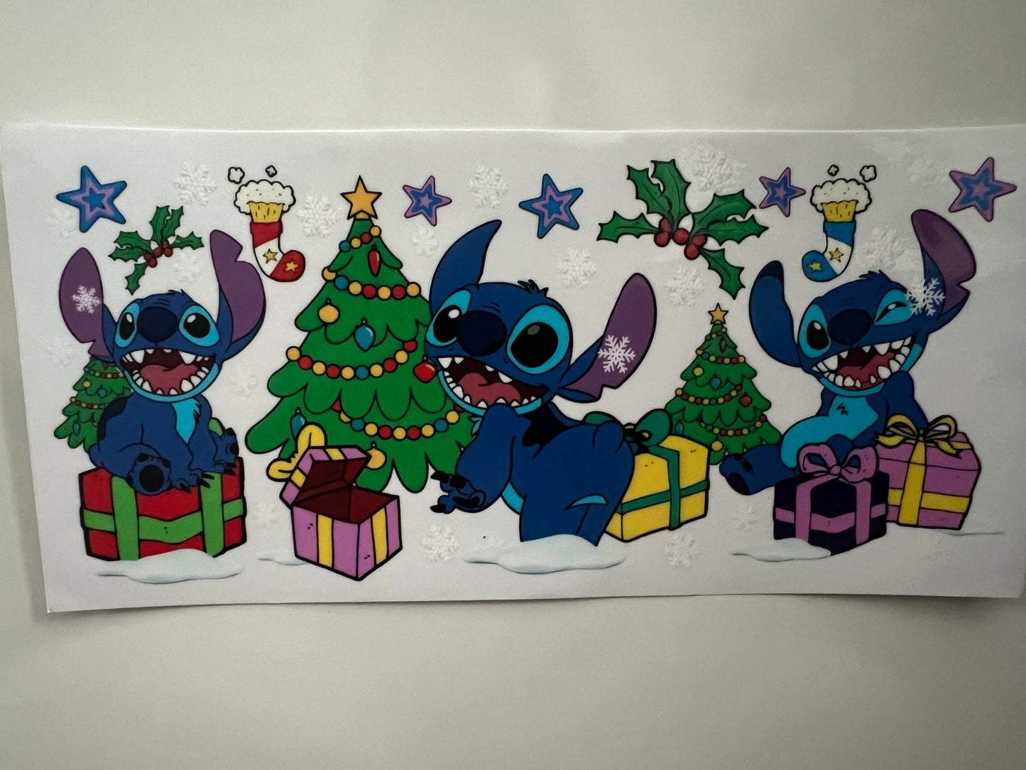 Stitch Christmas wraps