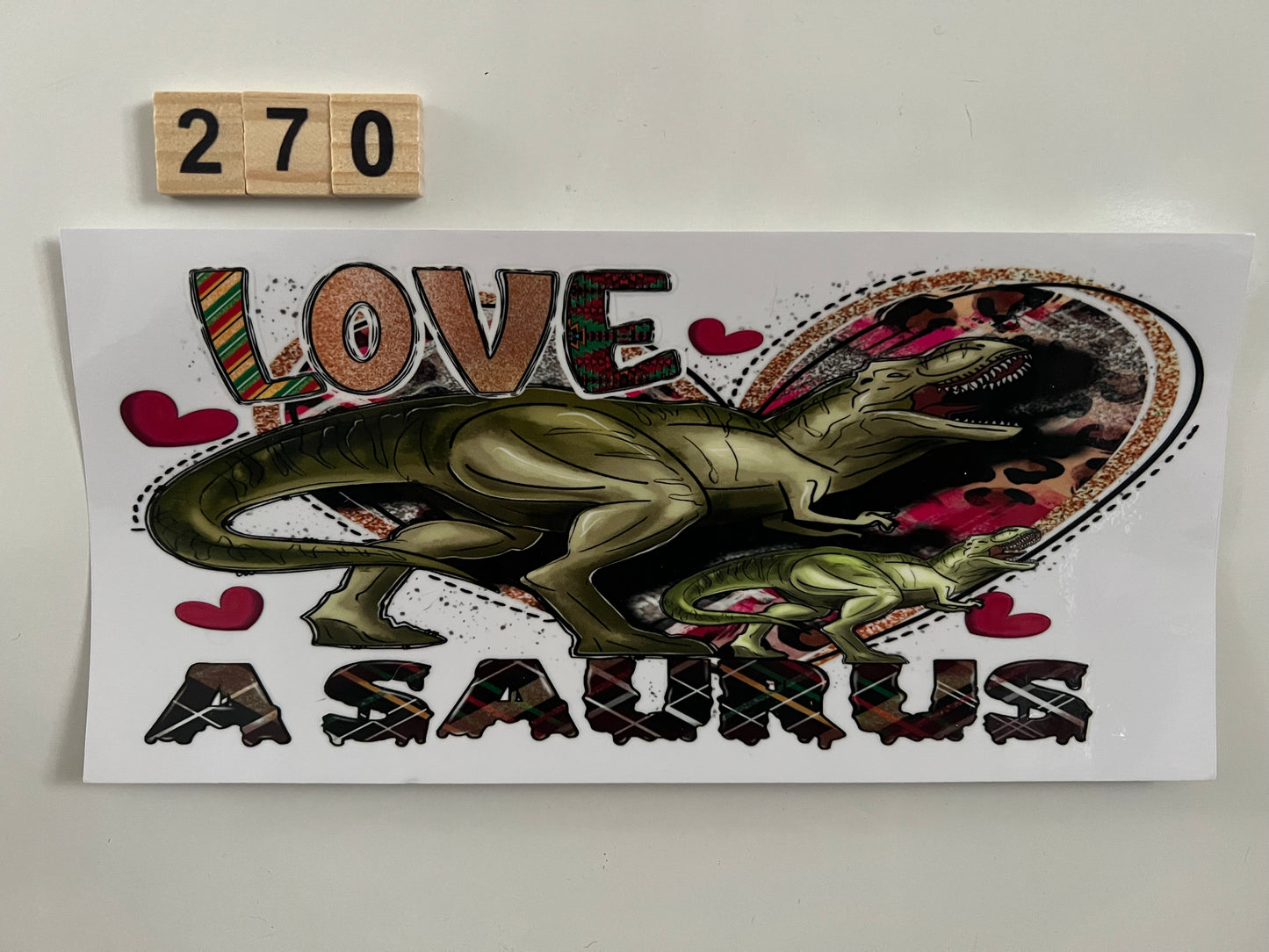 Love asaurus wrap (270) (L)