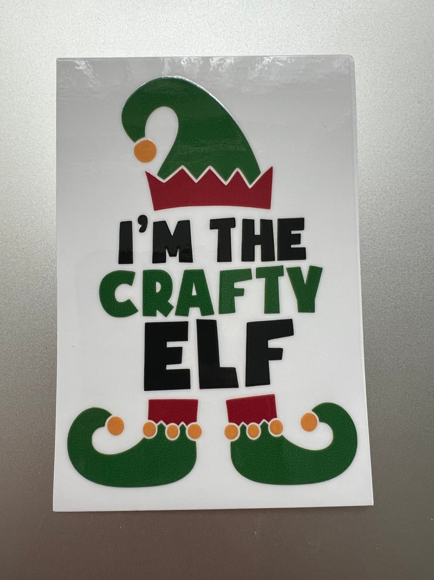 I’m the _____ elf decals