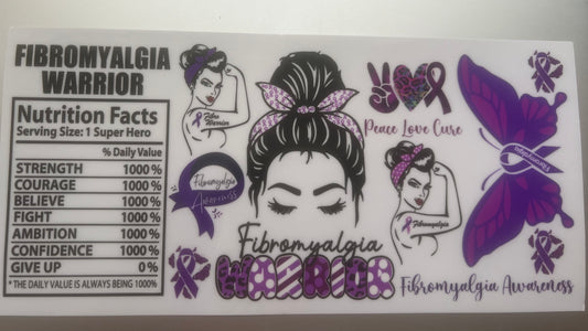 Fibromyalgia awareness wrap - exclusive