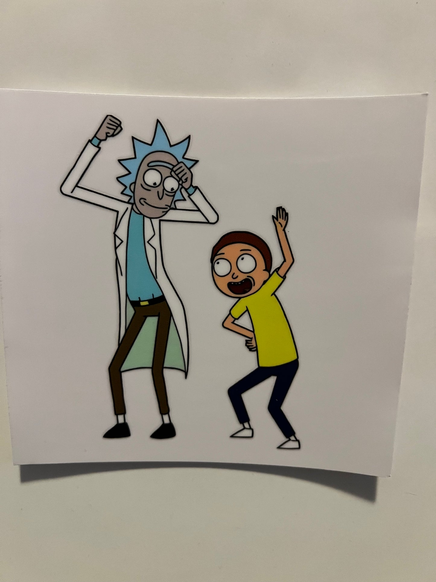 Rick and Morty decal