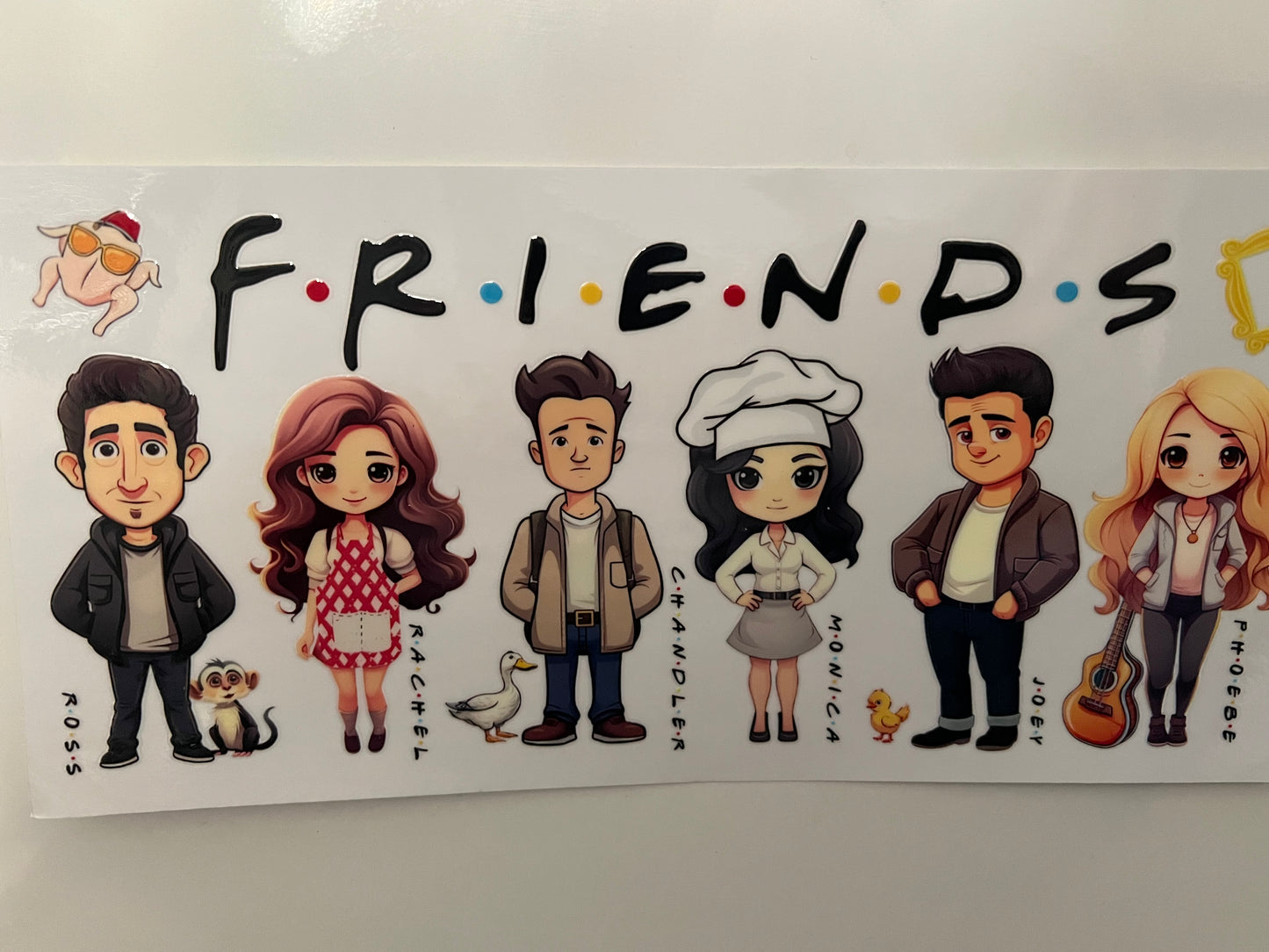 Friends character wrap