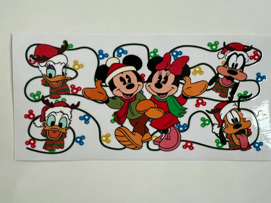 Mickey and friends Christmas wrap