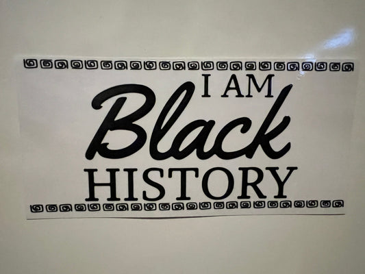 I am black history wrap (L)