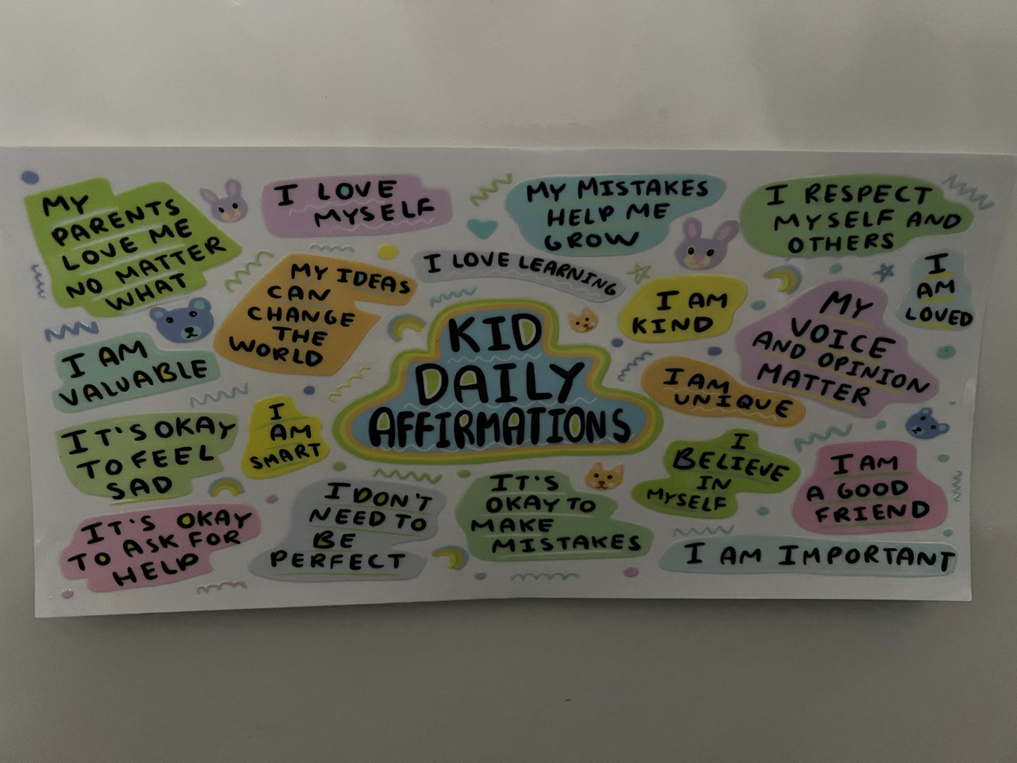 Kid daily affirmation wrap V2