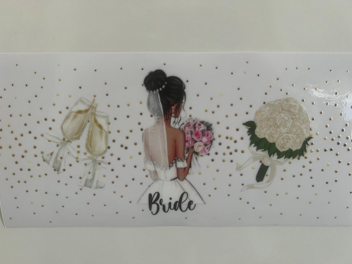 Bride wraps - gold background - Exclusive